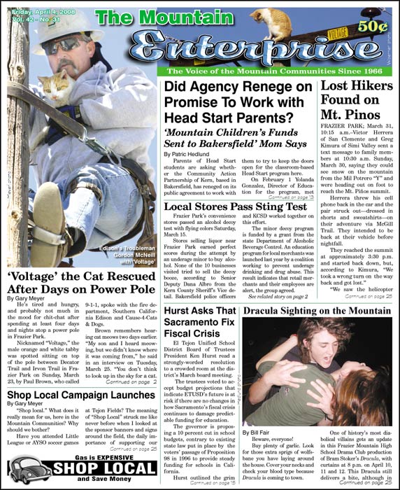The Mountain Enterprise April 04, 2008 Edition
