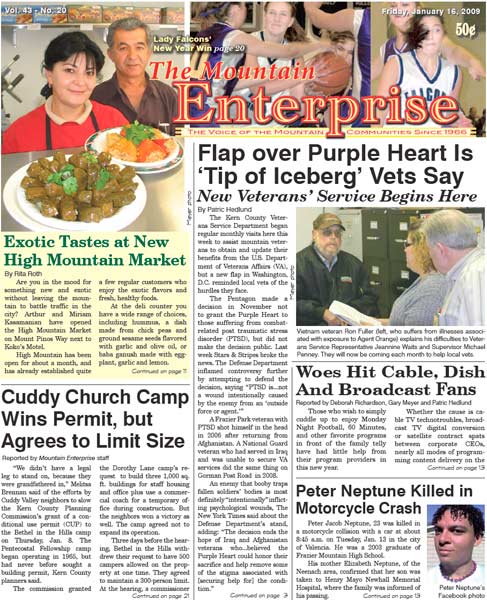 The Mountain Enterprise January 16, 2009 Edition