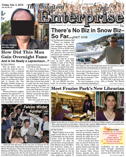 The Mountain Enterprise February 05, 2010 Edition