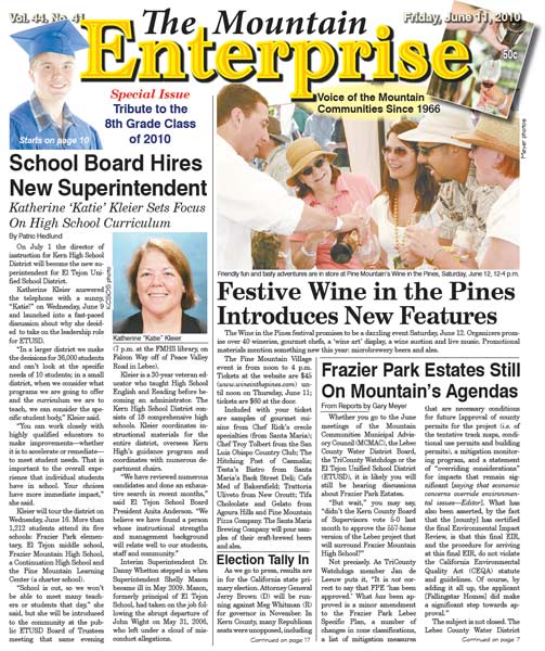 The Mountain Enterprise June 11, 2010 Edition