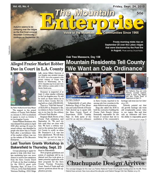 The Mountain Enterprise September 24, 2010 Edition