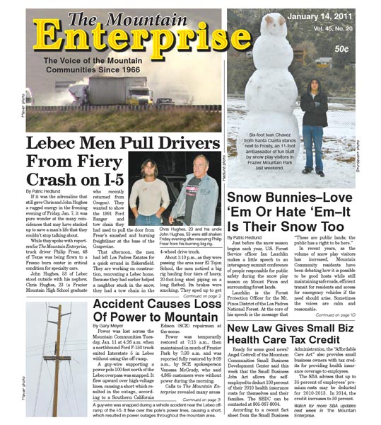 The Mountain Enterprise January 14, 2011 Edition