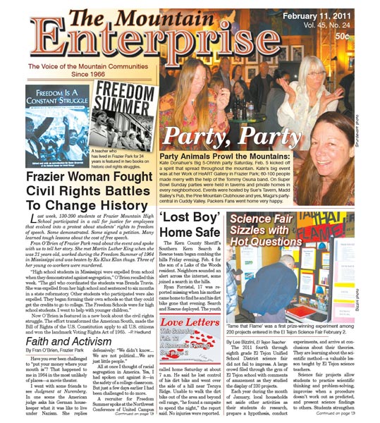 The Mountain Enterprise February 11, 2011 Edition