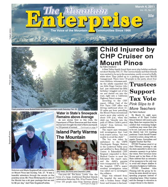 The Mountain Enterprise March 04, 2011 Edition