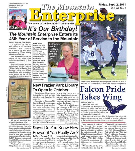 The Mountain Enterprise September 02, 2011 Edition