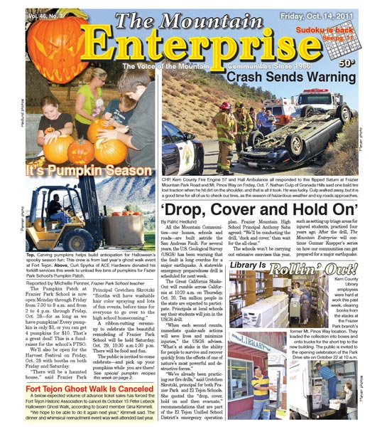 The Mountain Enterprise October 14, 2011 Edition