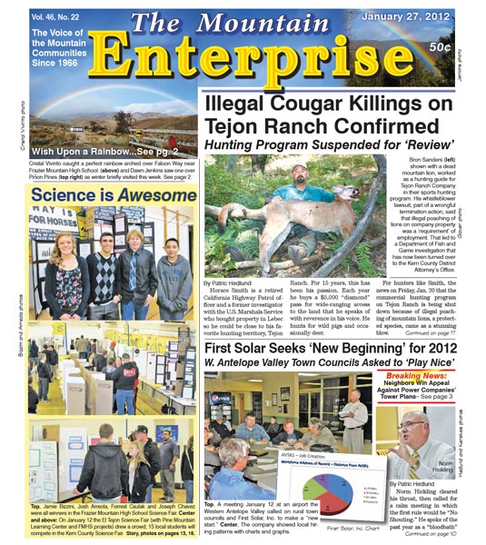 The Mountain Enterprise January 27, 2012 Edition