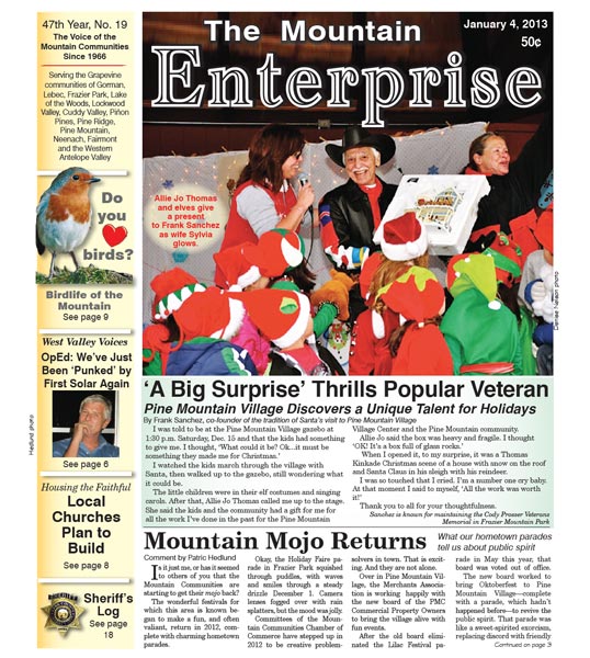 The Mountain Enterprise January 04, 2013 Edition