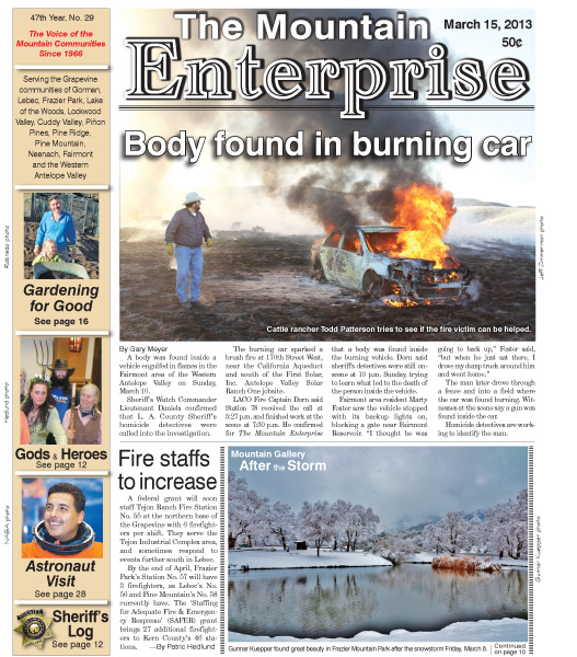 The Mountain Enterprise March 15, 2013 Edition