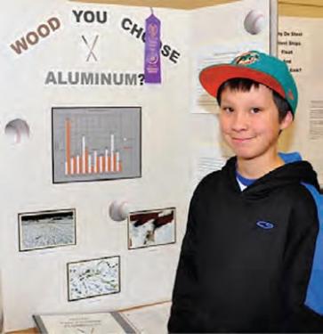 Our reporter David R. Nelson is in 8th grade at El Tejon Middle School. He is studying journalism. His own project was about aluminum vs. wood baseball bats.
