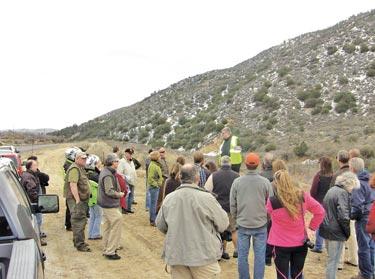 Our fault: San Andreas Fault draws tour to Mountain Communities