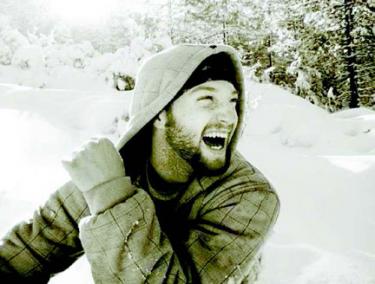 Devin Storz, in a photo taken by  friends, showing the happy, playful spirit he was known for.  
