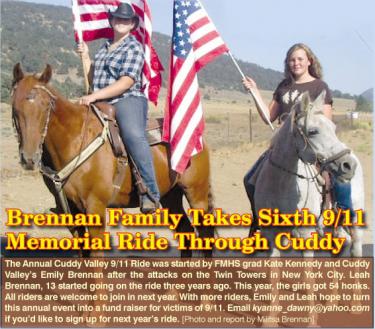Brennan Family Takes Sixth 9/11 Memorial Ride Through Cuddy