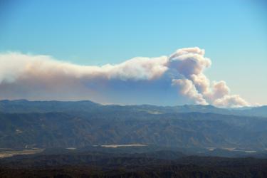 The Jesusita Fire burns in Santa Barbara. Photo by Kathleen Cecere.







