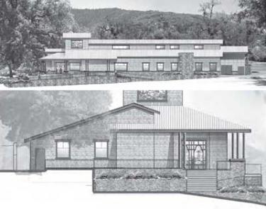 Architect?s renderings for the Frazier Park Branch Library, to be just under 10,000 sq. feet.

