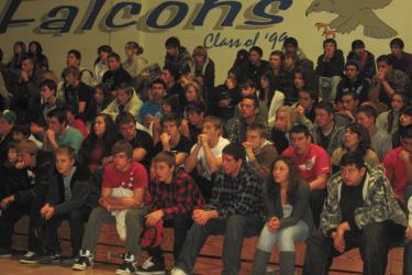 Students gathered in the high school gym Thursday, Jan. 14 to share their memories of Nick Bettis.


