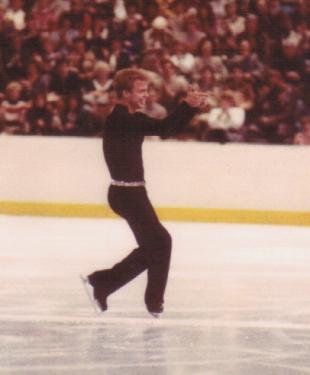 Cockerell on ice, during a competitive performance