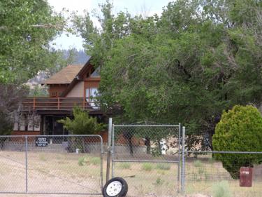 The Lockwood Valley property of Steven Kall (first photo) was searched around the main house (above) and front house (next photo) for hidden money last month.