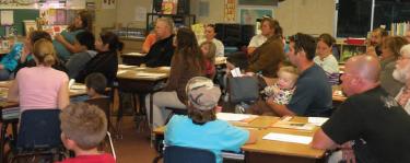 Monica Darling’s 3rd grade classroom hosted 40-50 family members on Back to School Night September 10.