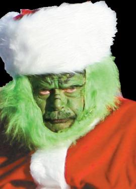 Beans Morocco will be a fierce Grinch at the Holiday Faire in Frazier Park.