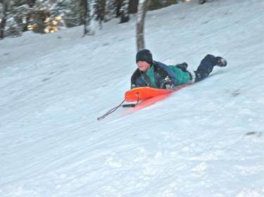 Presidents Day brought beautiful weather, reasonably sane traffic and very happy snow play visitors from as far away as Santa Barbara and Los Angeles. Local businesses were happy too.[Hedlund photos for The Mountain Enterprise]