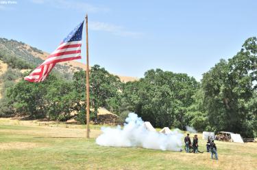 Gunnar Kuepper took this photo of the Fourth of July celebration of 2011 at Fort Tejon State Historic Park, just of the Grapevine in Lebec at the Fort Tejon exit.