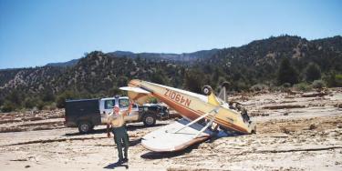 Plane Crashes in Lockwood Valley