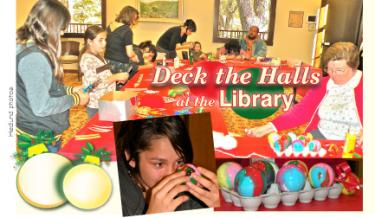 Deck the Halls at the Library ...Nueva Biblioteca Es Inaugurada