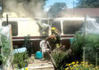Motorhome burns in Frazier Park