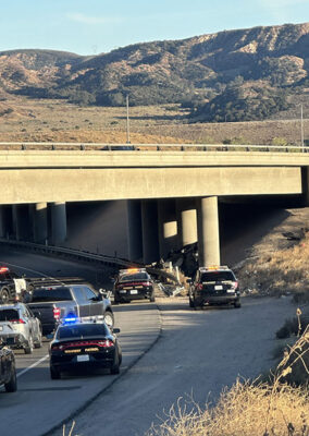 Officers at scene of the fatal accident on Oct. 23 2024