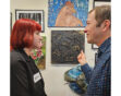 Community electrified by student art show opening