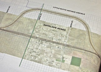 Some of the proposals included loops around Neenach and Antelope Acres (above) to avoid major changes to residents’ properties. [Patric Hedlund for The Mountain Enterprise]