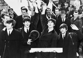 The Beatles’ historic arrival at JFK airport in New York on February 7, 1964