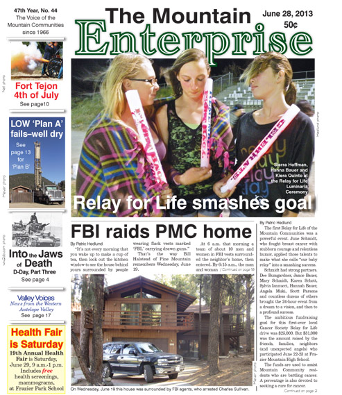 The Mountain Enterprise June 28, 2013 Edition