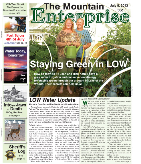 The Mountain Enterprise July 5, 2013 Edition