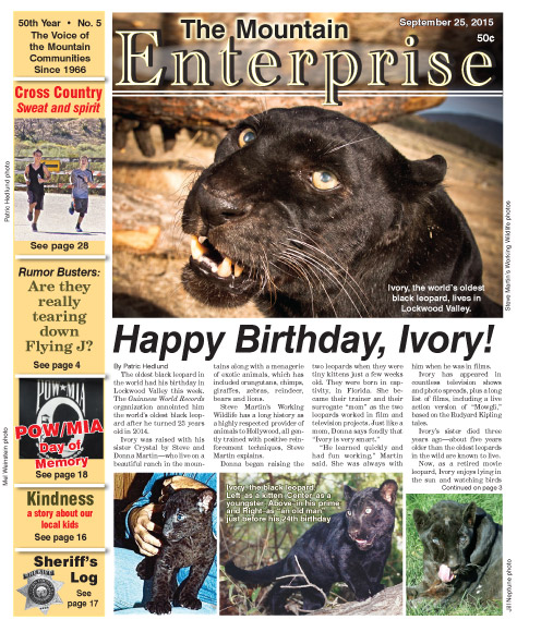 The Mountain Enterprise September 25, 2015 Edition