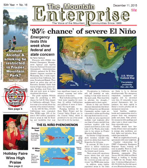 The Mountain Enterprise December 11, 2015 Edition