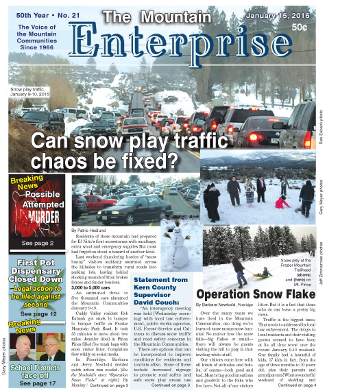 The Mountain Enterprise January 15, 2016 Edition