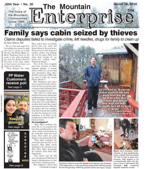 The Mountain Enterprise March 18, 2016 Edition