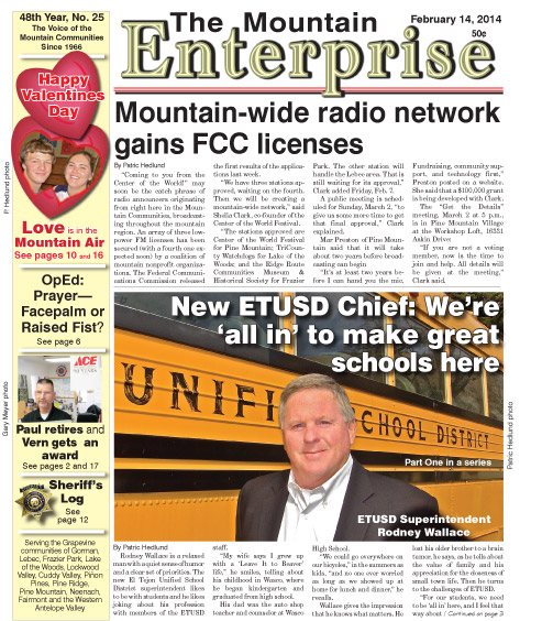 The Mountain Enterprise February 14, 2014 Edition
