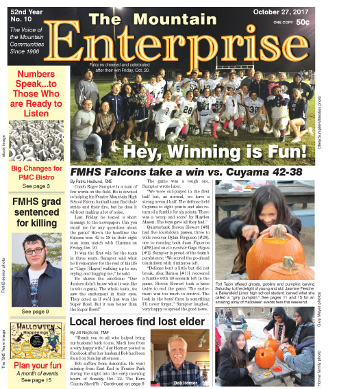 The Mountain Enterprise October 27, 2017 Edition