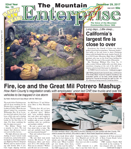 The Mountain Enterprise December 29, 2017 Edition
