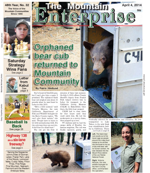 The Mountain Enterprise April 4, 2014 Edition