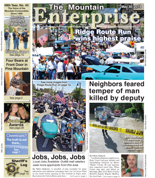 The Mountain Enterprise May 30, 2014 Edition