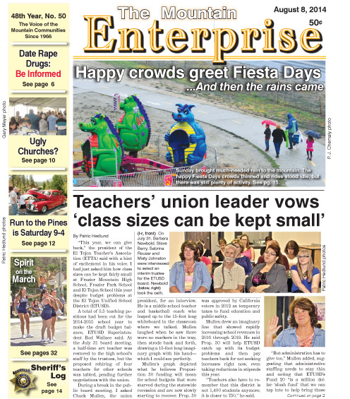 The Mountain Enterprise August 8, 2014 Edition