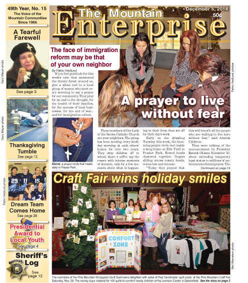 The Mountain Enterprise December 5, 2014 Edition