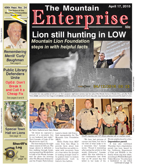 The Mountain Enterprise April 17, 2015 Edition