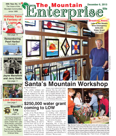 The Mountain Enterprise December 6, 2013 Edition