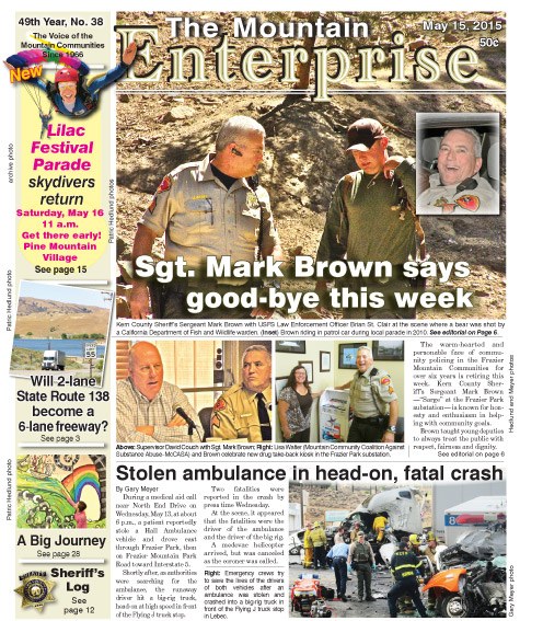 The Mountain Enterprise May 15, 2015 Edition