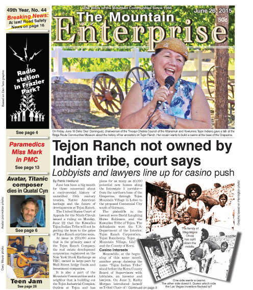 The Mountain Enterprise June 26, 2015 Edition